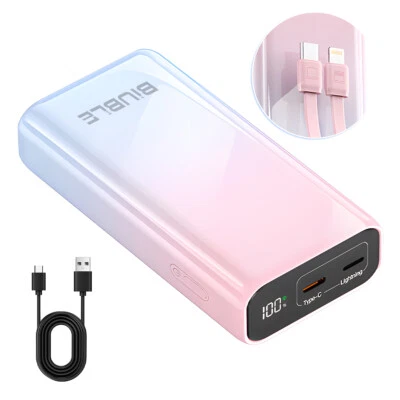 BIUBLE 9000000mAh Power Bank Fast charger Pack USB Backup Battery For Mobile Phone