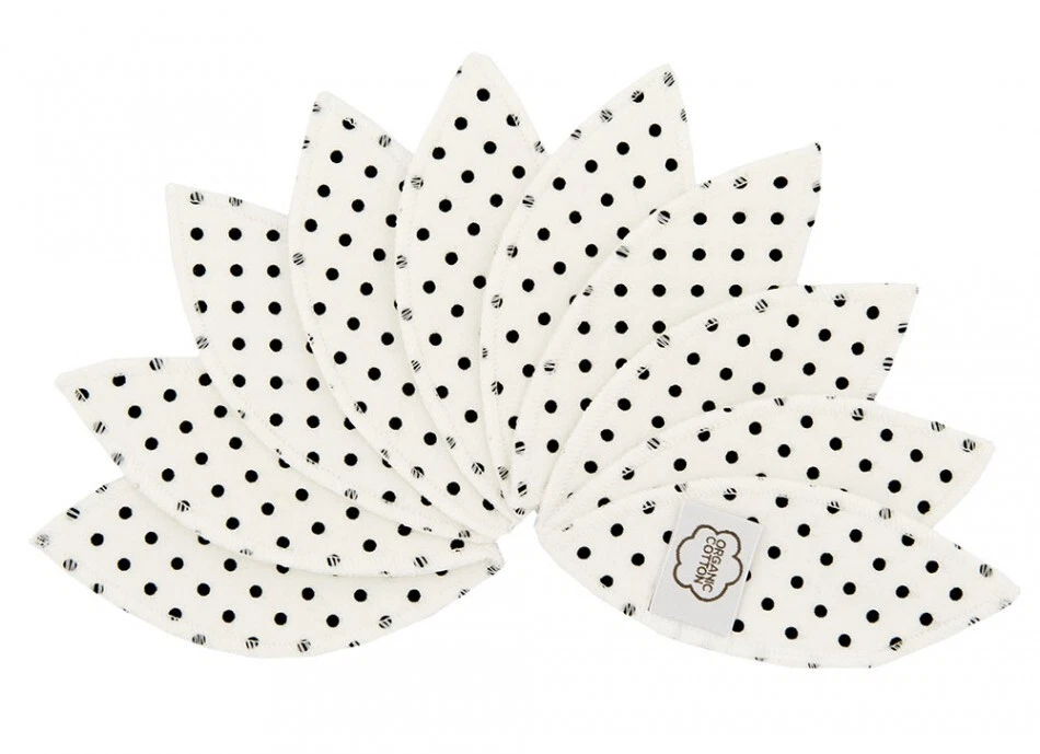 ImseVimse Labia Pads Black Dots 10 Stück Slipeinlagen