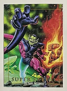 Super Skrull 1992 Marvel Masterpieces Karte Comics #84 Skybox Grafik Anime Vintage - Bild 1 von 2