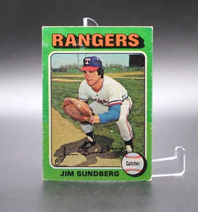1975 Topps Mini JIM SUNDBERG Rookie Card #567 EX-MT Texas Rangers - Picture 1 of 2