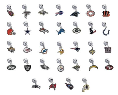 Pick Your Team - Football European Euro Charm for Bracelet Necklace Beads DIY Cover