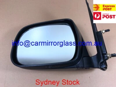 ESPEJO RETROVISOR PUERTA LADO PASAJERO IZQUIERDO TOYOTA HILUX 2005 - 2015 (MANUAL NEGRO) Foto 1 de 3