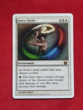 MTG 1x Story Circle LP Eighth 8th Edition Magic