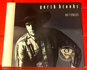 Garth Brooks No Fences Album Cover Art PICTURE / PRINT 5.5" x 5" - Foto 1 di 3