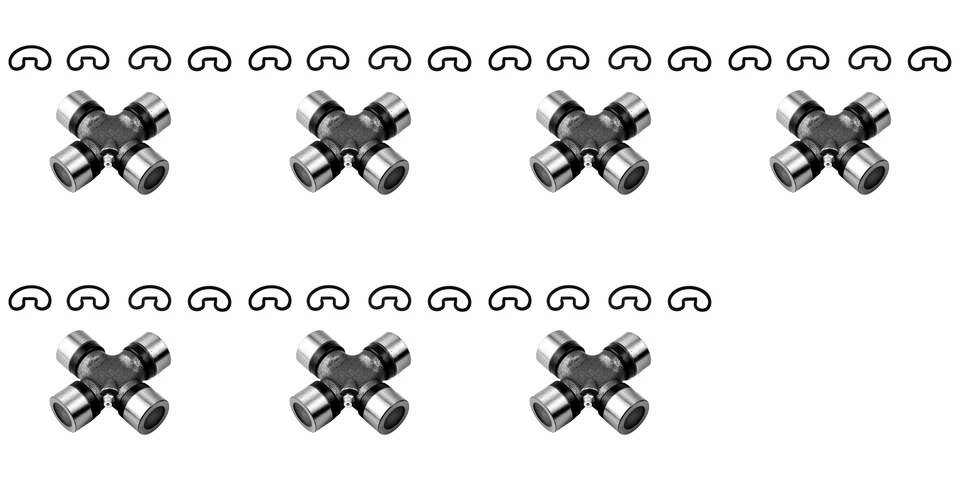 Dana Spicer 7pc Front and Rear Driveline U-Joint Kit Fit 1967-76 Chevy K-10 4x4 - Image 1 of 4