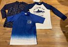 3x Boys size 4 Sharks surf club rash vests top rashie UPF50+ NEW