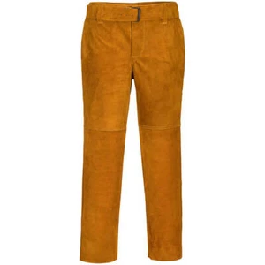 Portwest Leather Welding Trousers Tan M 31" - Picture 1 of 1