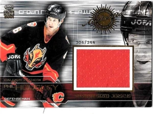 CAMISETAS DE JUEGO PHIL HOUSLEY 2001 PACIFIC TRADING CO. TAMAÑO PREMIUM #/344 DE CORTE - Imagen 1 de 1
