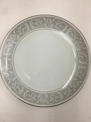 Imperial China 5671 Large Serving Platter With Silver Trim A247 - image 1 of 4