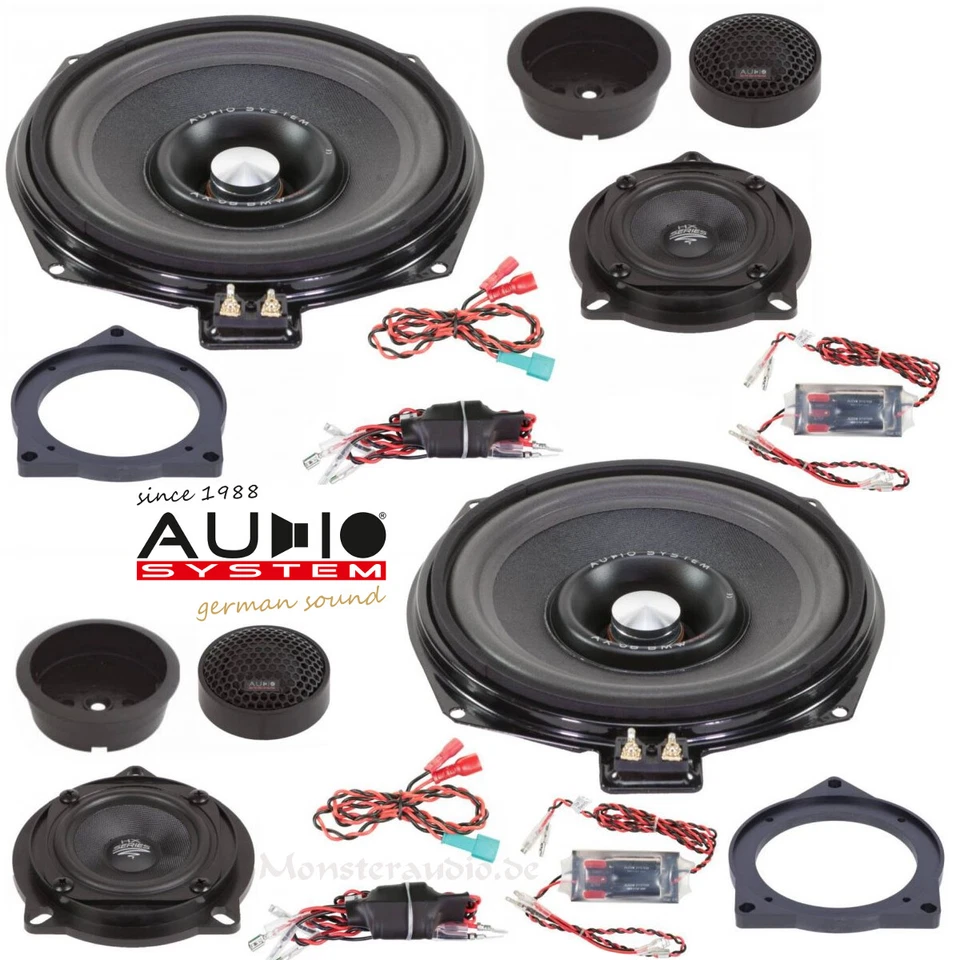Audio System 680 Watt 3-Wege MFIT BMW UNI EVO2 Lautsprecher für BMW E-F-Modelle - Bild 1 von 1
