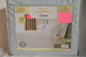 KENSINGTON GARDENS SIENNA 3 PIECE SHEET SET SIZE TWIN COLOR BLUE 360TC NIP - Picture 1 of 4