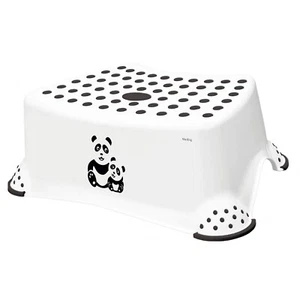 Keeeper Tritthocker mit Anti-Rutsch-Funktion Panda Weiß - Bild 1 von 1