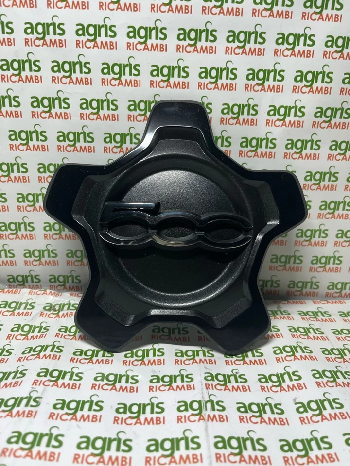 1x Coppetta ruota Copri Mozzo Nera Cerchi FIAT 500x dal 2014