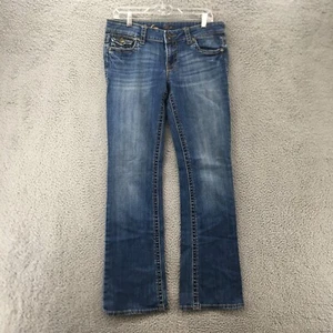 KUT from the Kloth Kate Low Rise Bootcut Jeans Womens 8 Blue Denim Zip Fly - Picture 1 of 18