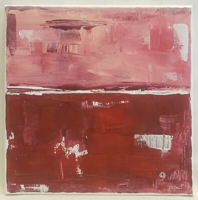 Nº639 Original Abstracto Moderno Minimal Contemporáneo Pintura Por K.A.Davis  Foto 1 de 4