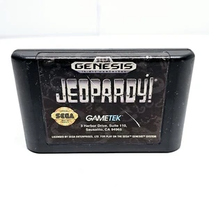 Sega Genesis Video Game Jeopardy Cartridge - Picture 1 of 2