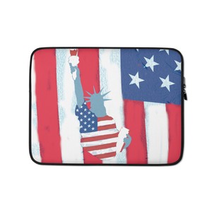 Laptop Sleeve "Statue of Liberty USA Flag"Laptop Sleeve