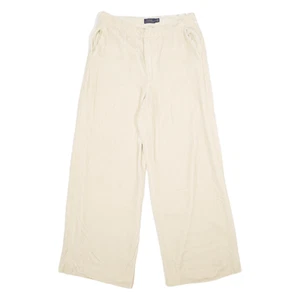 POLO RALPH LAUREN Velvet Womens Sweatpants Beige Straight L W30 L30 - Picture 1 of 6