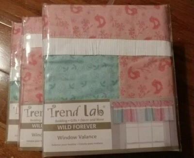 3 Brand new Trend Lab Wild Forever Window Valances. Ships free! - Image 1 of 4