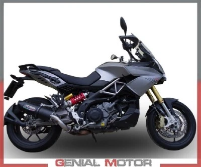 Terminale di Scarico GPR FURORE NERO Omologato APRILIA CAPONORD 1200 2013 > 2015 - Immagine 1 di 4