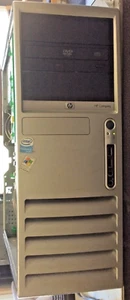 HP DC7600 Desktop Tower Computer Pentium 4 3.0 GHz 40GB 2GB XP - Picture 1 of 4