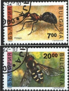 Bulgaria 3998-3999 (edición completa) usado 1992 insectos - Imagen 1 de 1