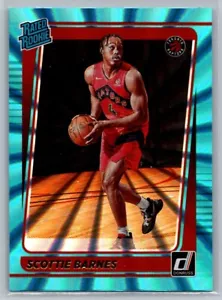 2021-22 Donruss Scottie Barnes Holo Teal Laser Rookie RC #236 - Bild 1 von 2