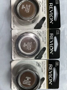 Revlon Colorstay Creme Eye Shadow # 715 Expresso Factory Sealed & 720 Chocolate - Picture 1 of 2