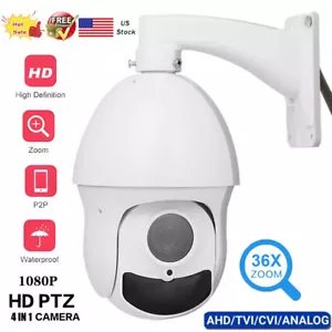 iBirdView 36X Zoom 1080P PTZ Speed Dome Camera AHD/CVI/TVI/CVBS 4 In 1 IR 80m - Picture 1 of 11