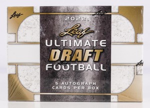 2022 LEAF ULTIMATE DRAFT FOOTBALL HOBBY BOX