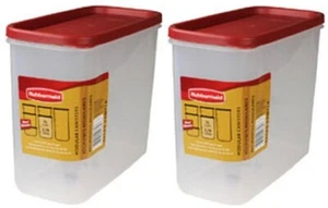 Rubbermaid 1776472 Racer Red 16 Cup Dry Food Storage Containers - Quantity 2 - Picture 1 of 7