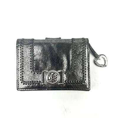 Cartera Brighton Barbados Cuero Metálico Triple Bolso sin asas Organizador SIN correa Foto 1 de 4