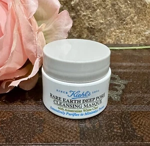 Maschera pulizia pori profondi Kiehl's Rare Earth con argilla bianca amazzonica 0,5 oz/14 ml - Foto 1 di 3