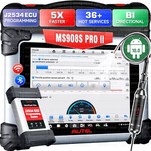 Autel MaxiSys MS908S PRO II & J2534 Programming OBD2 Diagnostic Auto Car Scanner - Picture 1 of 18