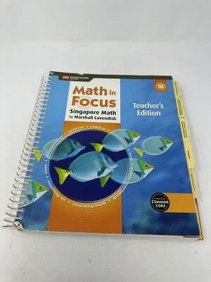 MATH IN FOCUS: SINGAPORE MATH TEACHER'S EDITION BOOK 1B Excellent Condition E5 - Image 1 of 4