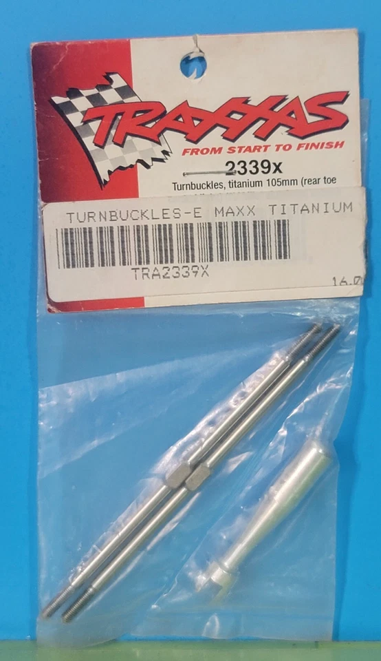 Traxxas 2339X 102mm Rear Titanium Turnbuckles T-Maxx New NOS - Image 1 of 1
