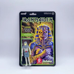 Super7 ReAction Iron Maiden Powerslave Pharaoh Eddie GITD Exclusivo Nuevo * - Imagen 1 de 5