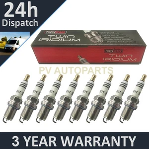 8X DOUBLE IRIDIUM SPARK PLUGS FOR PORSCHE CAYENNE S 4.5 2002-2006 - Picture 1 of 1