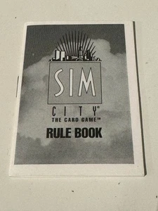 Sim City CCG - Small Rulebook - SC Promo, Sets &amp; Misc. Items - Sim City CCG - Picture 1 of 6