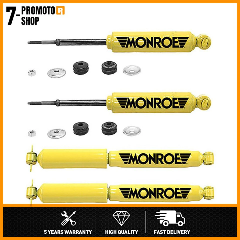 Amortiguadores delanteros traseros Monroe para Chevrolet C2500 Suburban 1992 1993-1999 Foto 1 de 3