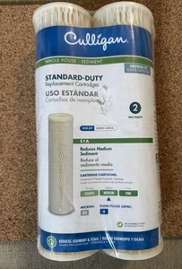 Culligan S1A Replacement Cartridge Standard Duty Sediment Filters 2 Pack New - Picture 1 of 3