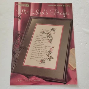 Das Vaterunser Kreuzstichmuster Faltblatt 958 Leisure Arts von Carol Emmer - Bild 1 von 2