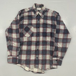 Flanella di cotone a quadri blu/rosso Wrangler vintage anni 80 - Foto 1 di 4