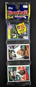 1984 Topps Football Rack Pack 54 Picture Cards ungeöffnet - Bild 1 von 3