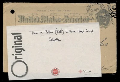 BRADLEY HORTON'S SPECIALIZED COLLECTION OF WESSON HAND CANCELS - POSTAL CARDS - Image 1 of 4