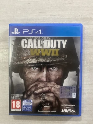 CALL OF DUTY WORLD WAR II 2 GIOCO PS4/PS5 ITALIANO COD WW2 GUERRA OTTIMO - Immagine 1 di 4