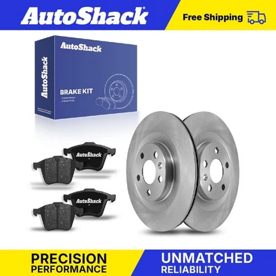 Front Brake Rotors Ceramic Pads for 2008-2015 Land Rover LR2 2.0L 3.2L Foto 1 de 4
