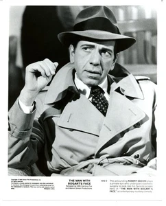 HOMBRE CON CARA DE BOGART 1980 #09 Robert Sacchi retrato siglo XX texto de zorro - Imagen 1 de 2