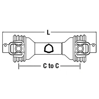 PTO DRIVELINE for VICON DISC MOWER CM167 CM1700 CM216 CM217 CM2200 CM240 CM2400 - Image 1 of 4