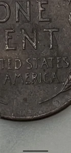 1951 D 1 Cent Us Coin Die Chip Error - Picture 1 of 3